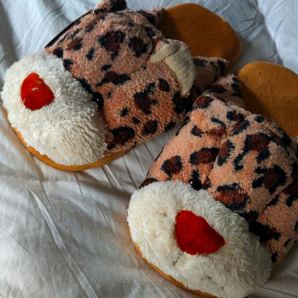 New Leapard Print Animal Slippers